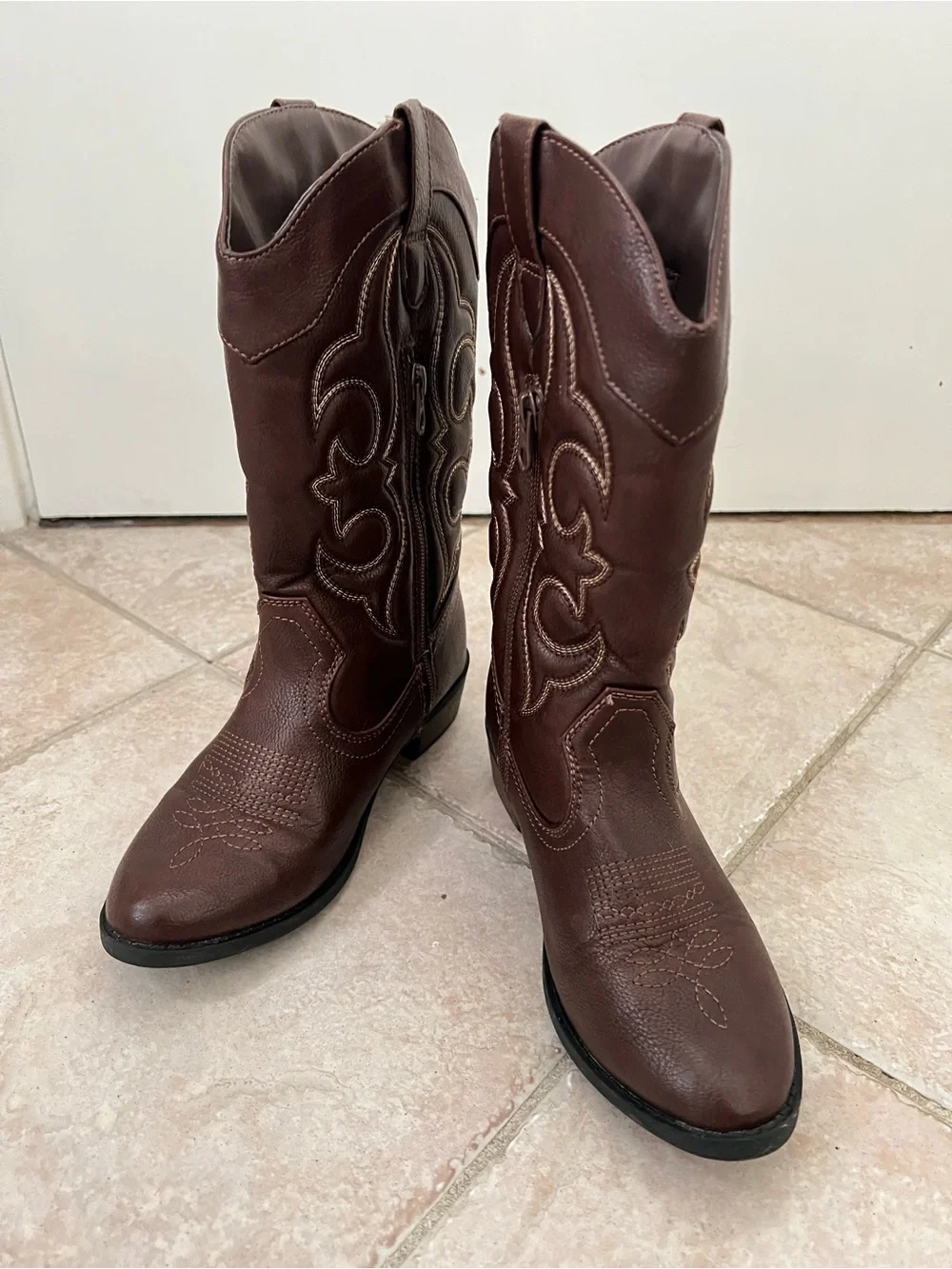 Kids' Montana Western Boots - Cat & Jack™ Brown 3